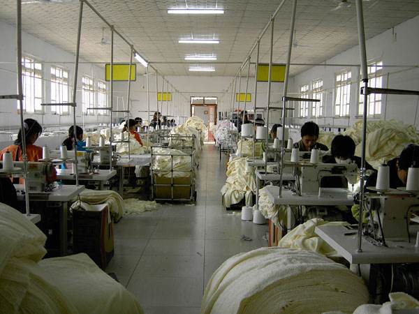 中国服装加工