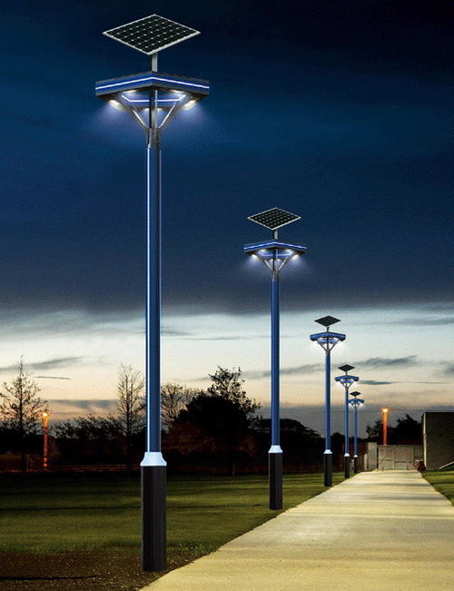 库尔勒新疆太阳能路灯之太阳能LED路灯夜间亮度要合理分配
