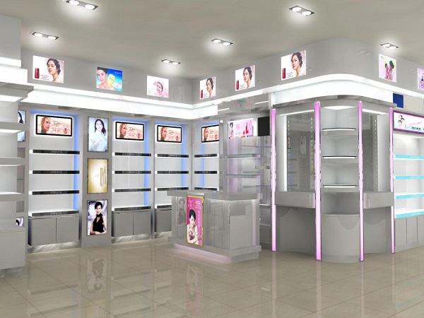 桂林化妆品展示柜厂家