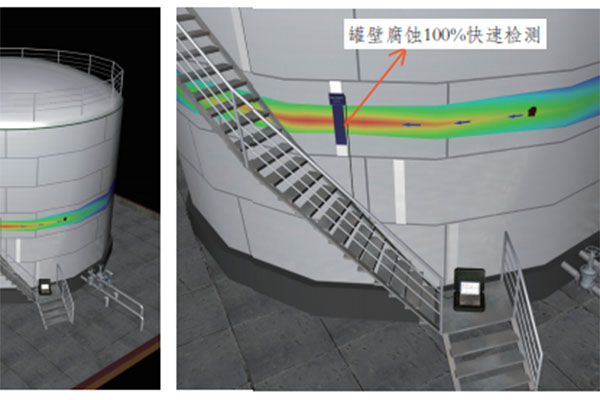 宁夏罐壁、罐顶超声导波快速扫查