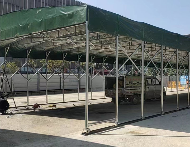 柳州活动推拉棚制造商：如何区分雨篷面料的质量？